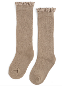 Little Stocking Co. Knee High Socks Oat Fancy
