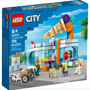 Lego City Ice Cream Shop 6+ 296 Pieces