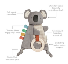 Load image into Gallery viewer, Itzy Ritzy Crinkle Sensory Toy With Teether Koala