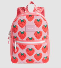Load image into Gallery viewer, State Bags Kane Kids Mini Travel Intarsia Strawberries
