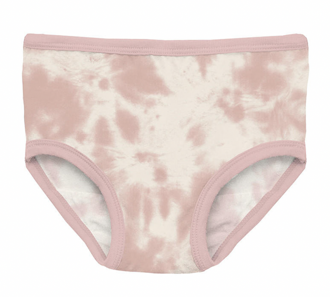 Kickee Pants Print Girls Underwear Baby Rose Tie Dye Size XS 5-6 Years