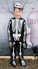 Load image into Gallery viewer, Great Pretenders GID Skeleton Shirt Pants & Mask Size