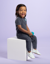 Load image into Gallery viewer, Robeez Dinosaurs White Size 0-6m