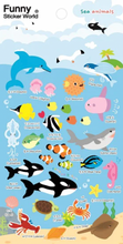 Load image into Gallery viewer, Puffy Sea Life Sticker