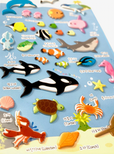 Load image into Gallery viewer, Puffy Sea Life Sticker