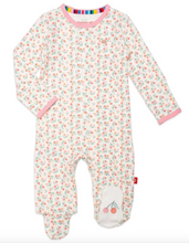 Load image into Gallery viewer, Magnetic Me Mon Cheri Organic Magnetic Footie Size 6-9m