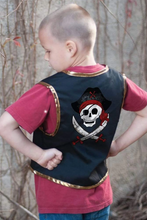 Load image into Gallery viewer, Great Pretenders Pirate Vest With Eyepatch