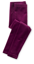 Load image into Gallery viewer, Tea Collection Velour Leggings Cosmic Berry Size 3 Years