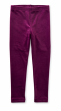 Load image into Gallery viewer, Tea Collection Velour Leggings Cosmic Berry Size 3 Years
