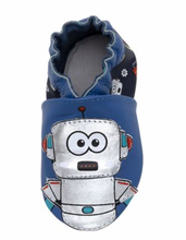 Load image into Gallery viewer, Robeez Best Bots Blue Size 0-6m
