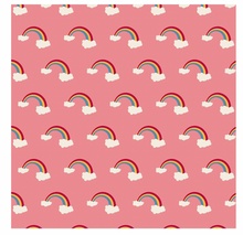 Load image into Gallery viewer, Kickee Pants Print Swaddling Blanket Strawberry Rainbows