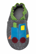 Load image into Gallery viewer, Robeez Train Blocks Grey Size 18-24M
