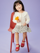 Load image into Gallery viewer, Tea Collection Collared Pointelle Cardigan Chalk