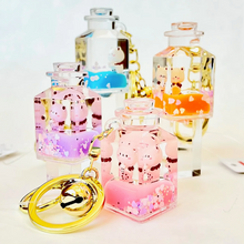 Load image into Gallery viewer, Cat In Jar Floaty Key Charm
