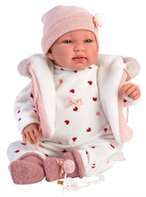 Load image into Gallery viewer, Llorens 17.3&quot; Articulated Crying Newborn Doll Katelyn
