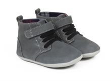 Load image into Gallery viewer, Robeez Thiago Charcoal Size 9-12m