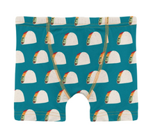 Load image into Gallery viewer, Kickee Pants Print Boxer Brief Seagrass Tacos

