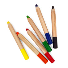 Load image into Gallery viewer, Elseware Unplug Extra-Large Watercolor Pencils - 6 Eco-Friendly Colors
