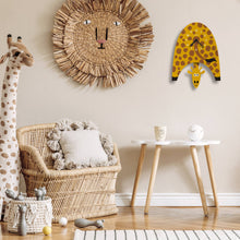 Load image into Gallery viewer, Popclox Giraffe Pendulum Clock - Wood
