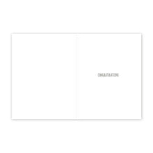Load image into Gallery viewer, Shit's About to Get Real Stork Baby Card
