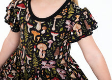 Load image into Gallery viewer, Jammie Session Mystic Mushrooms Bamboo Twirl Dress

