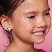 Laden Sie das Bild in den Galerie-Viewer, Girl Nation Panda Love Cutie Stud Earrings
