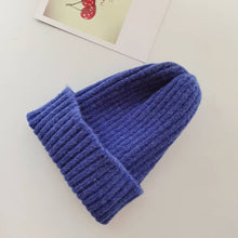 Load image into Gallery viewer, Little Trendy Solid Color Parent-Child Knitted Warm Hat Family Beanies
