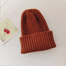 Load image into Gallery viewer, Little Trendy Solid Color Parent-Child Knitted Warm Hat Family Beanies
