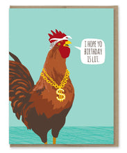Load image into Gallery viewer, Lit Rooster Birthday Card
