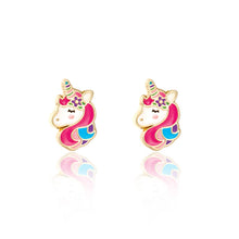 Load image into Gallery viewer, Unicorn Dreams Cutie Stud Earrings
