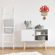 Load image into Gallery viewer, Popclox Mushroom Pendulum Clock - Wood
