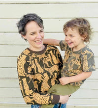 Load image into Gallery viewer, Baby Cats Of California Kids Cheetah Sweatshirt

