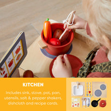 Load image into Gallery viewer, Haba Creative Play 3 in 1 – Play Kitchen, Store &amp; Workshop 👉 ONLINE ONLY
