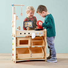Load image into Gallery viewer, Haba Creative Play 3 in 1 – Play Kitchen, Store &amp; Workshop 👉 ONLINE ONLY
