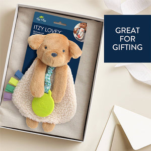 Itzy Ritzy Lovey Golden Puppy Plush