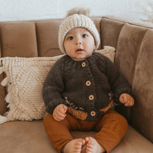 Load image into Gallery viewer, Huggalugs Forest Loden Cardigan Sweater Baby &amp; Toddler
