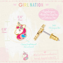 Load image into Gallery viewer, Unicorn Dreams Cutie Stud Earrings
