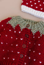 Load image into Gallery viewer, The Blueberry Hill Strawberry Cardigan
