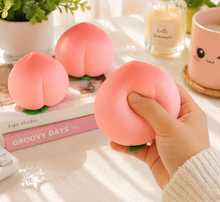 Load image into Gallery viewer, Peach 🍑 Keen Squishy – Slow Rising Sensory Stress Relief Toy
