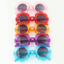 Load image into Gallery viewer, Kids Bright Flower Frame Sunglasses
