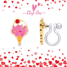 Load image into Gallery viewer, Girl Nation CLIP ON Cutie Earrings | Ice Cream Dream
