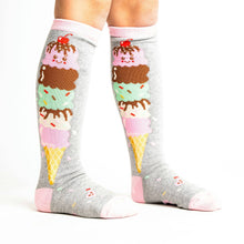 Load image into Gallery viewer, Sock It To Me You Melt My Heart Youth Knee Socks
