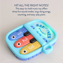 Load image into Gallery viewer, Itzy Ritzy Bitzy Tunes™ Sardines – Light-Up Interactive Piano Toy
