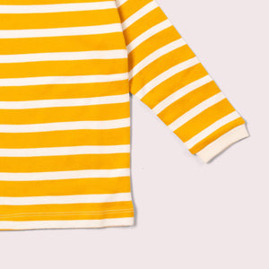 Little Green Radicals Gold Striped Long Sleeve T-Shirt