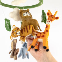 Load image into Gallery viewer, The Winding Road Baby Mobile - Baby Jungle Animal - Nursery Decor
