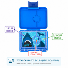 Laden Sie das Bild in den Galerie-Viewer, Yumbox Snack Small Size Bento Lunch Box
