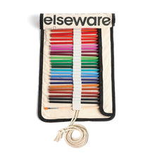 Load image into Gallery viewer, Elseware Unplug Watercolor Pencils - 36 Colors with Eco-Friendly Canvas Wrap
