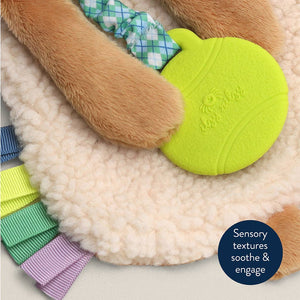 Itzy Ritzy Lovey Golden Puppy Plush