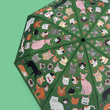 Load image into Gallery viewer, Naked Decor Kitties Cat Parade Umbrella 
