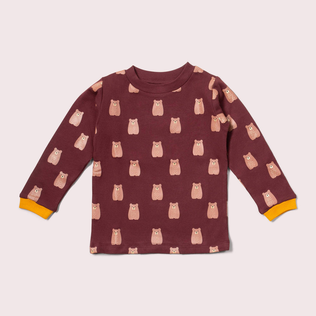Little Green Radicals Brown Bears Long Sleeve T-Shirt